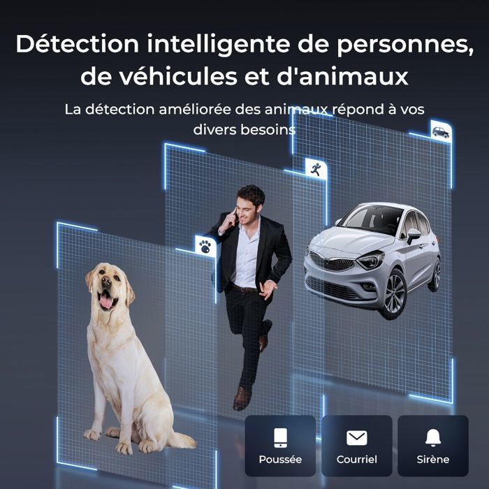 Reolink Caméra de Surveillance 4K 8MP PoE,Zoom Optique 5X,Pan 360°& Tilt 90°,Suivi Auto,Vision Noc Couleur,Détection Intelligente
