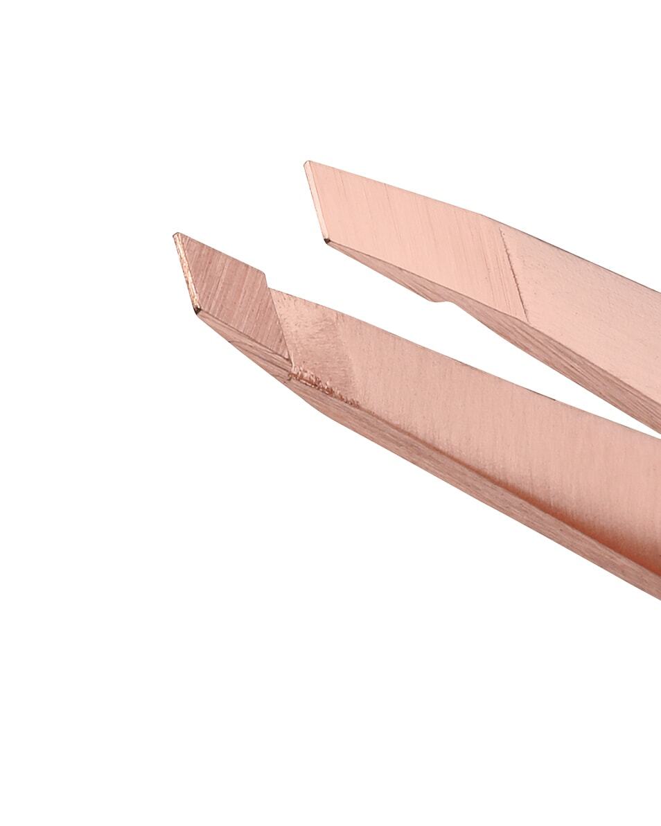 TWEEZERMAN SLANT SLANT TWEEZER ROSÉ GOUD