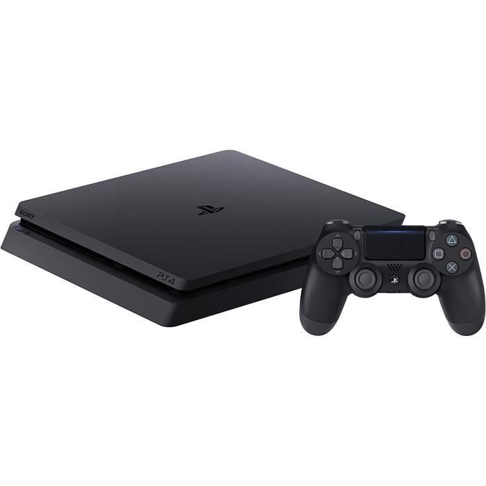 Console de salon - Sony - PlayStation 4 Slim - 500 Go - Couleur Noir - 1 manette max
