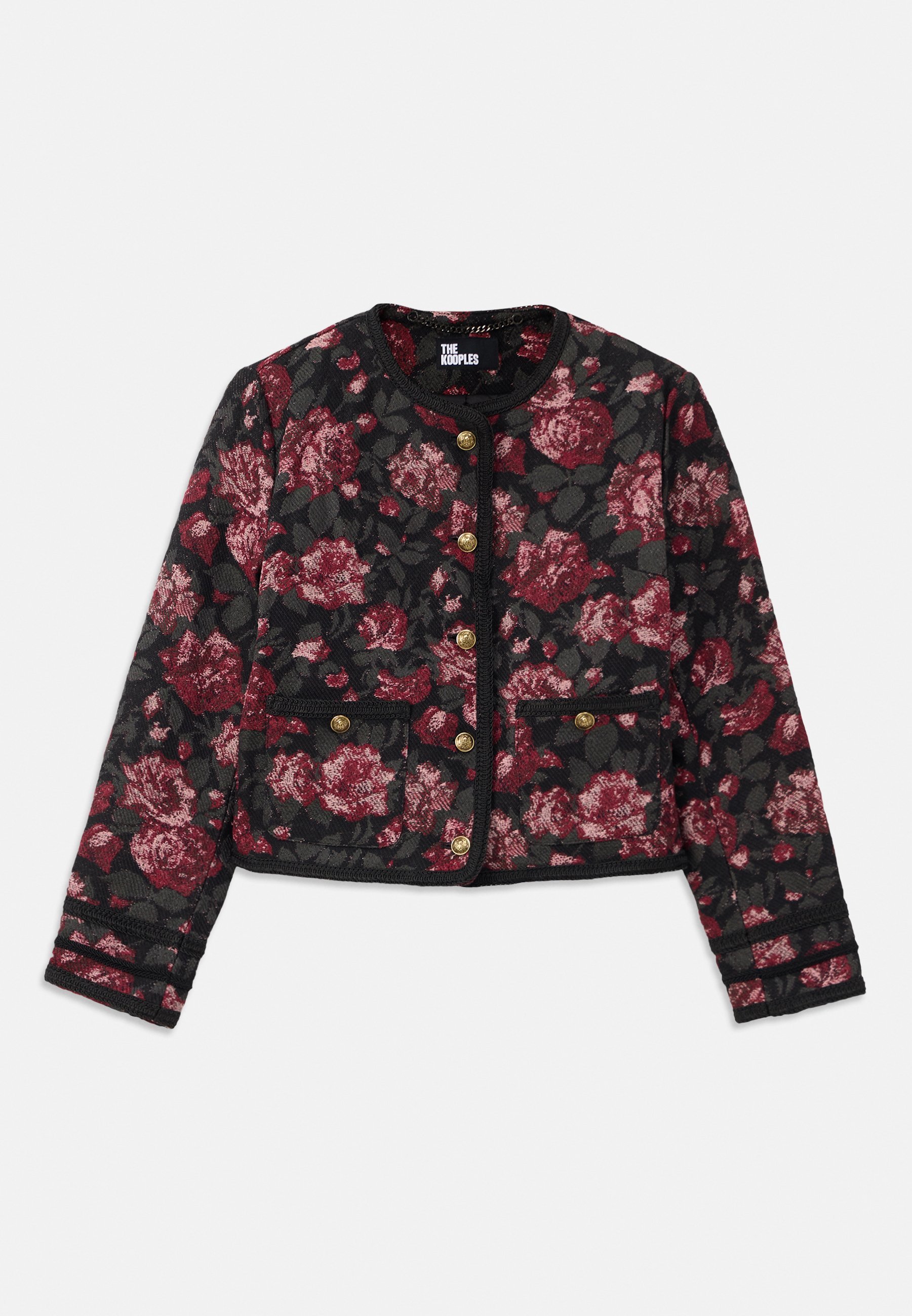 De Kooples Light jas - zwart/rood