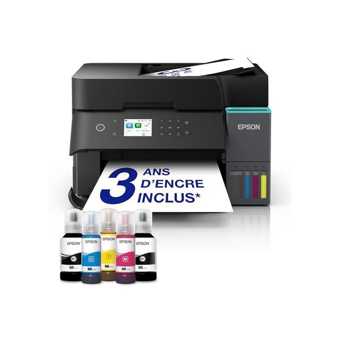 Imprimante Jet d'encre - Epson - ET-3950 - Wi-Fi - EcoTank - Recto Verso
