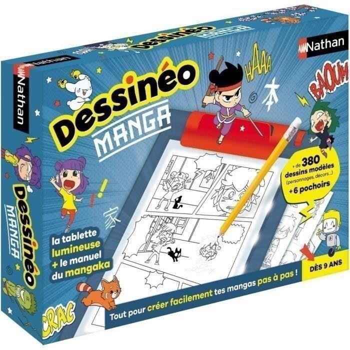 Creative game - NATHAN - Dessinéo Manga - Light-up tablet for creating manga