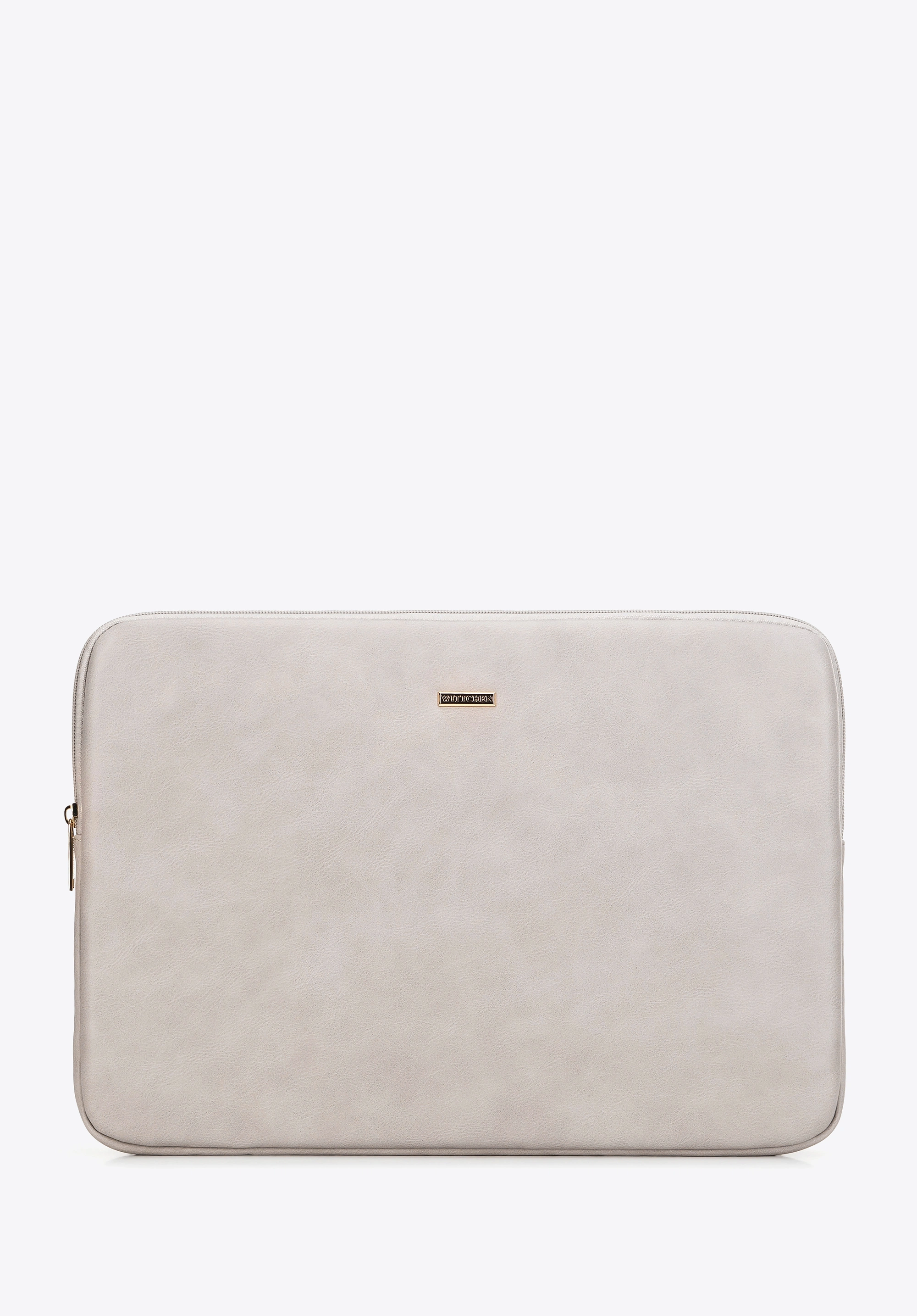 Etui na laptopa 15,6” z ekoskóry beżowe