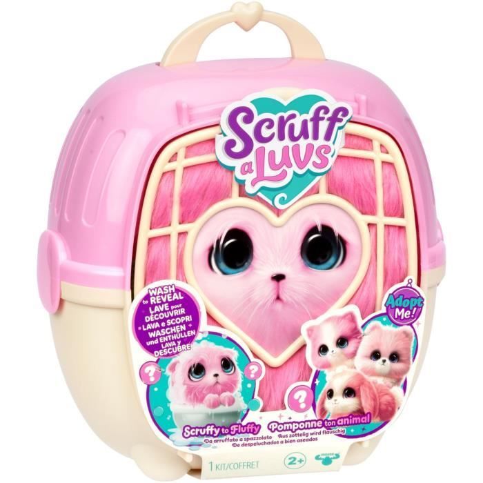 Stuffed Animals - SCRUFF A LUVS - Ball of Fur - Pink