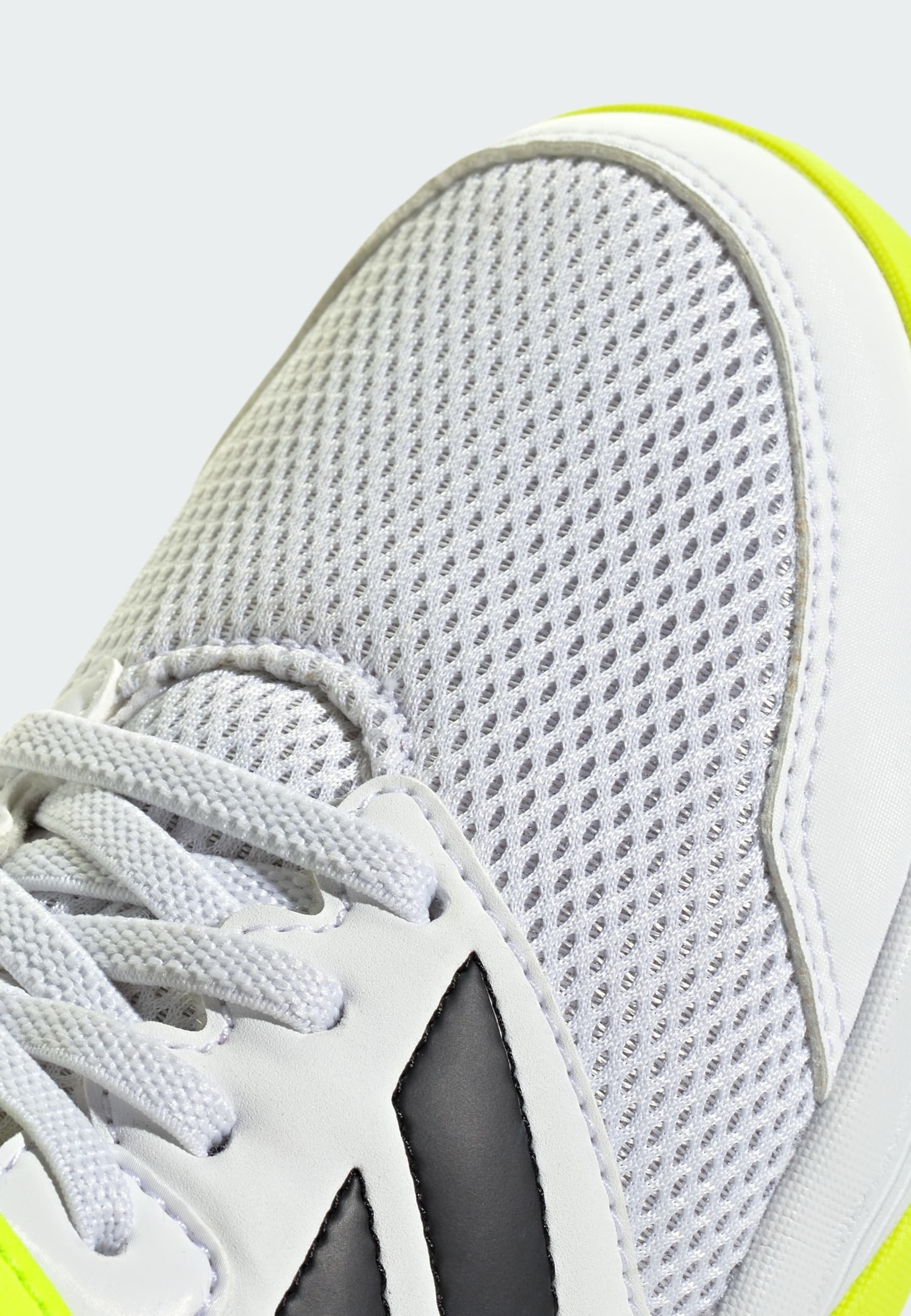 adidas Performance COURT - Volleybalschoenen - cloud white core black lucid lemon