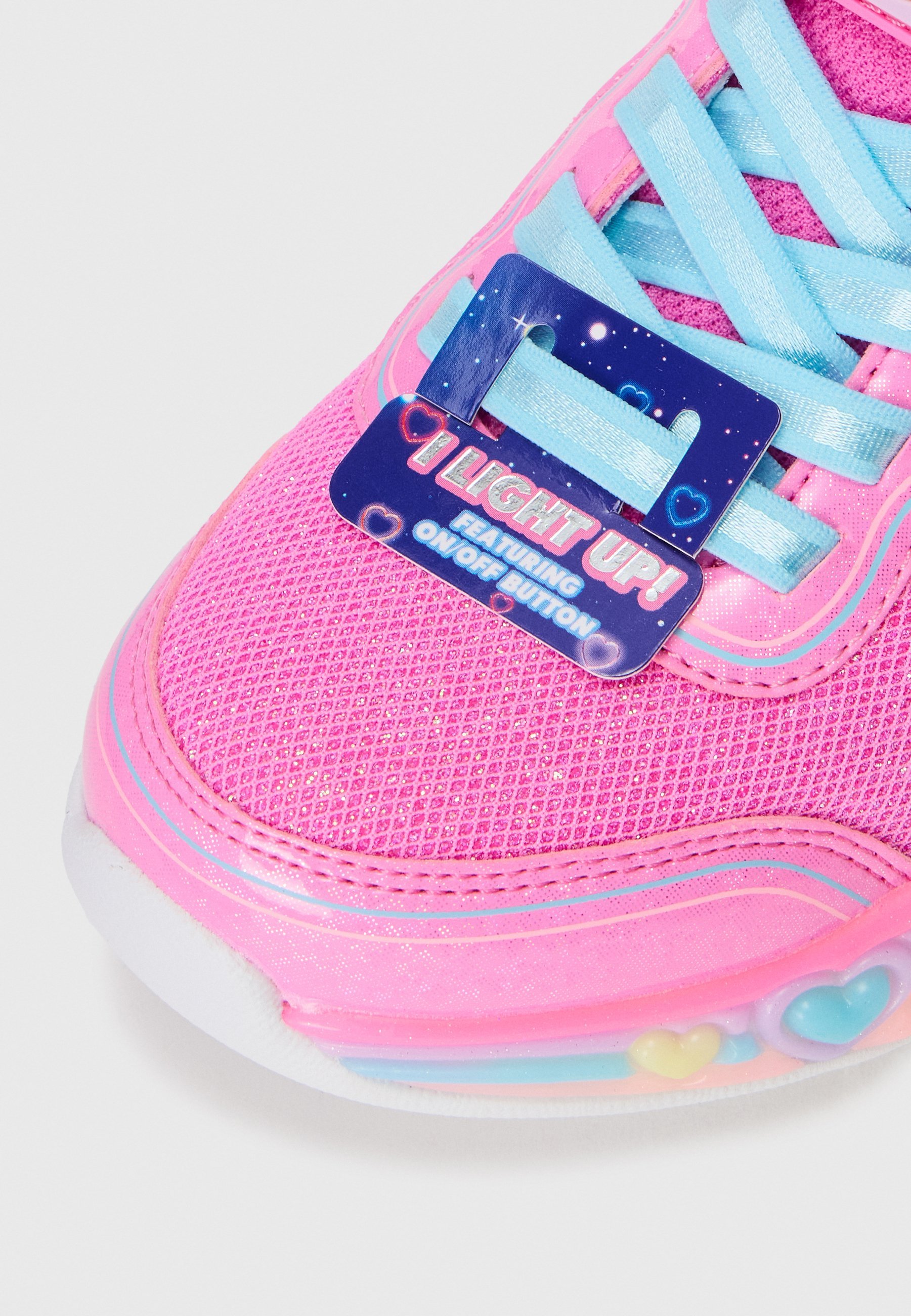 Skechers ETERNAL HEART - Sneakers - felroze/meerkleurig