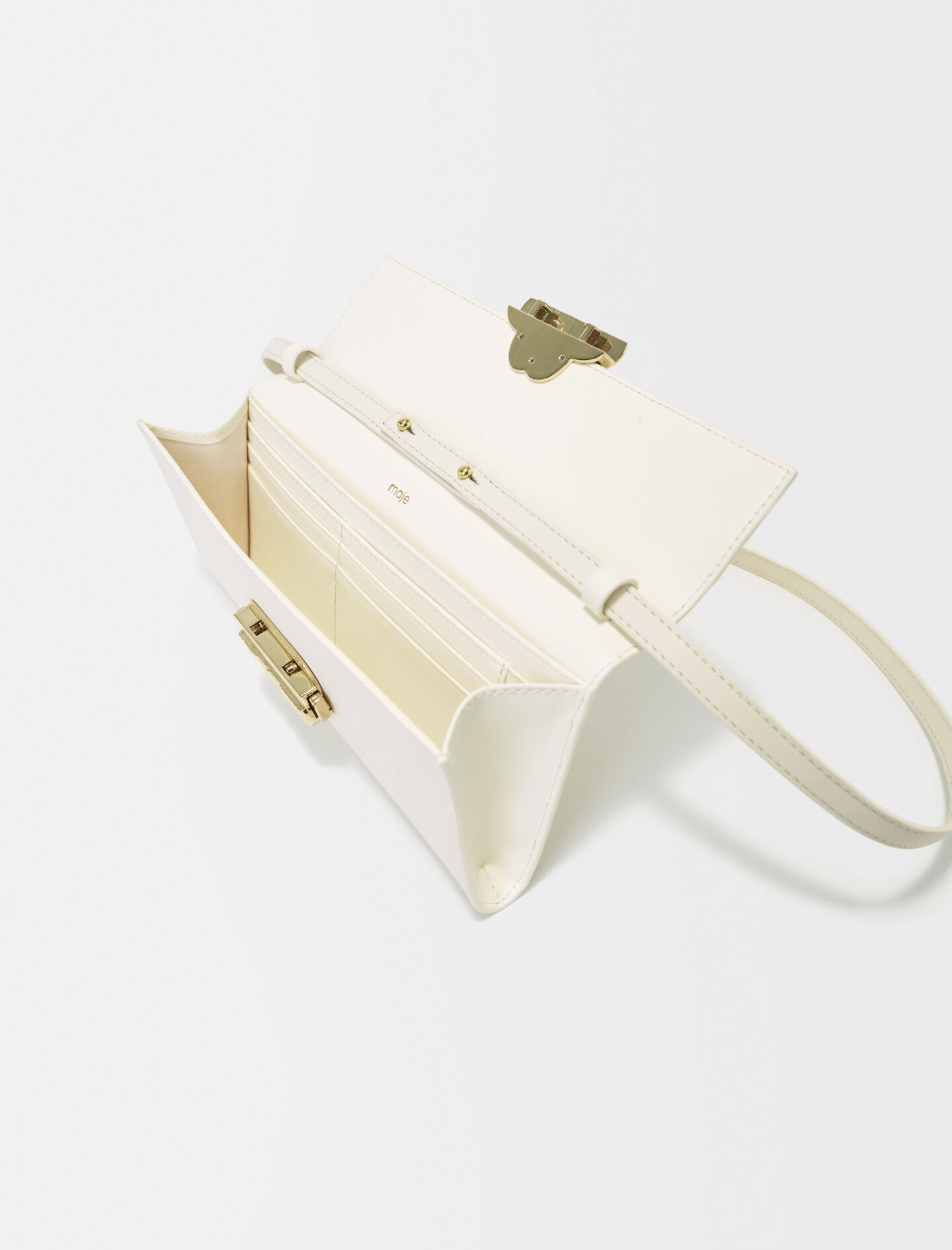 Baguette tas met klaverlogo - Raw