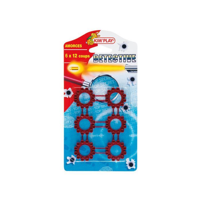 KIMPLAY Primers - 6x12 shots - For children aged 8 and up - Indoor