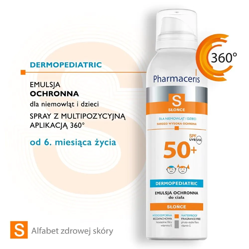 Pharmaceris S Emulsja Ochronna dla niemowląt i dzieci SPF50+