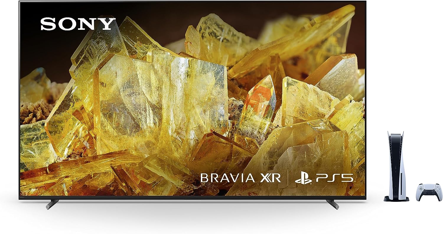 Sonyn 55-tuumainen 4K Ultra HD -televisio X90L-sarja: BRAVIA XR Full Array LED -älytelevisio Google TV:llä, jossa on Dolby Vision HDR ja ainutlaatuisia ominaisuuksia PlayStation® 5:lle XR55X90L -malli vuodelta 2023