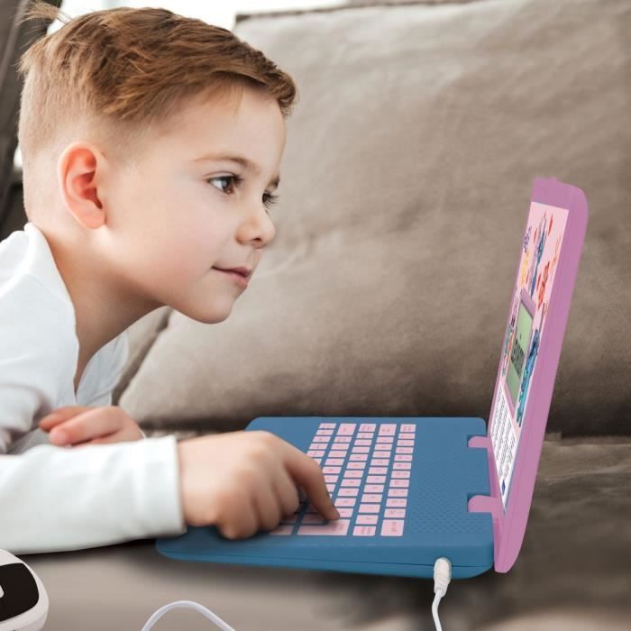 EXCLUSIVE bilingual educational computer for Stitch and Angel – 124 activities (French-English)