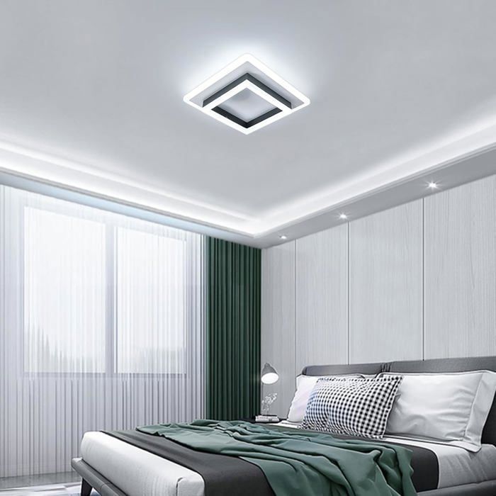 Dorlink Moderne LED Plafondlamp - 24W 2400 Lumen - Koel Wit 6500K - Acryl en Metaal - Voor Slaapkamer, Hal