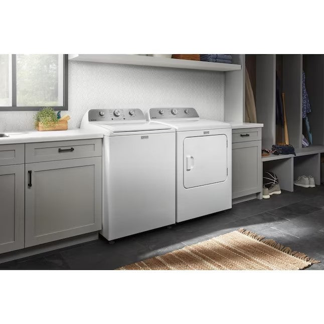 Maytag 4,5 köblábas nagy hatékonyságú keverőfejes felültöltős mosógép (fehér)
