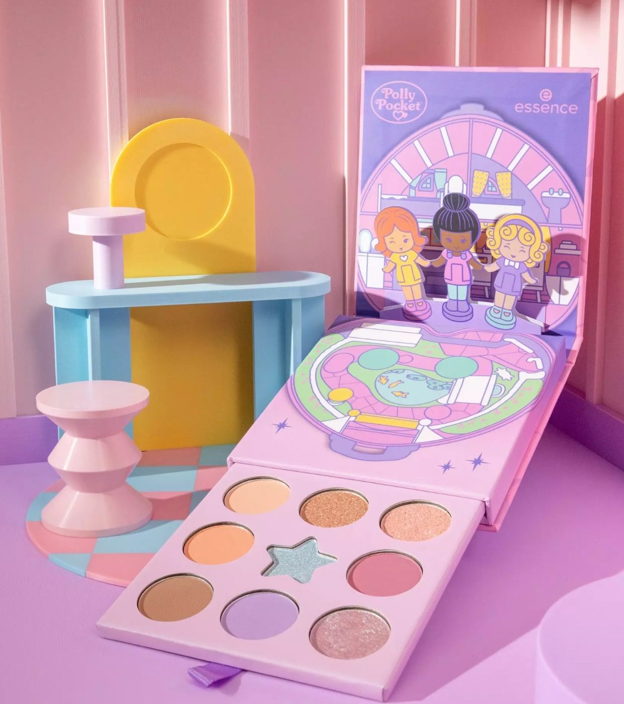 Paleta sjenila za oči Polly Pocket Palete sjenila za oči i šminka