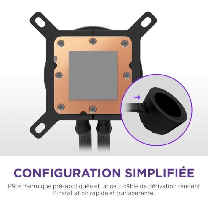 Watercooling - NZXT - RL-KN240-B2 - Kraken Plus 240 - Écran LCD 1.54