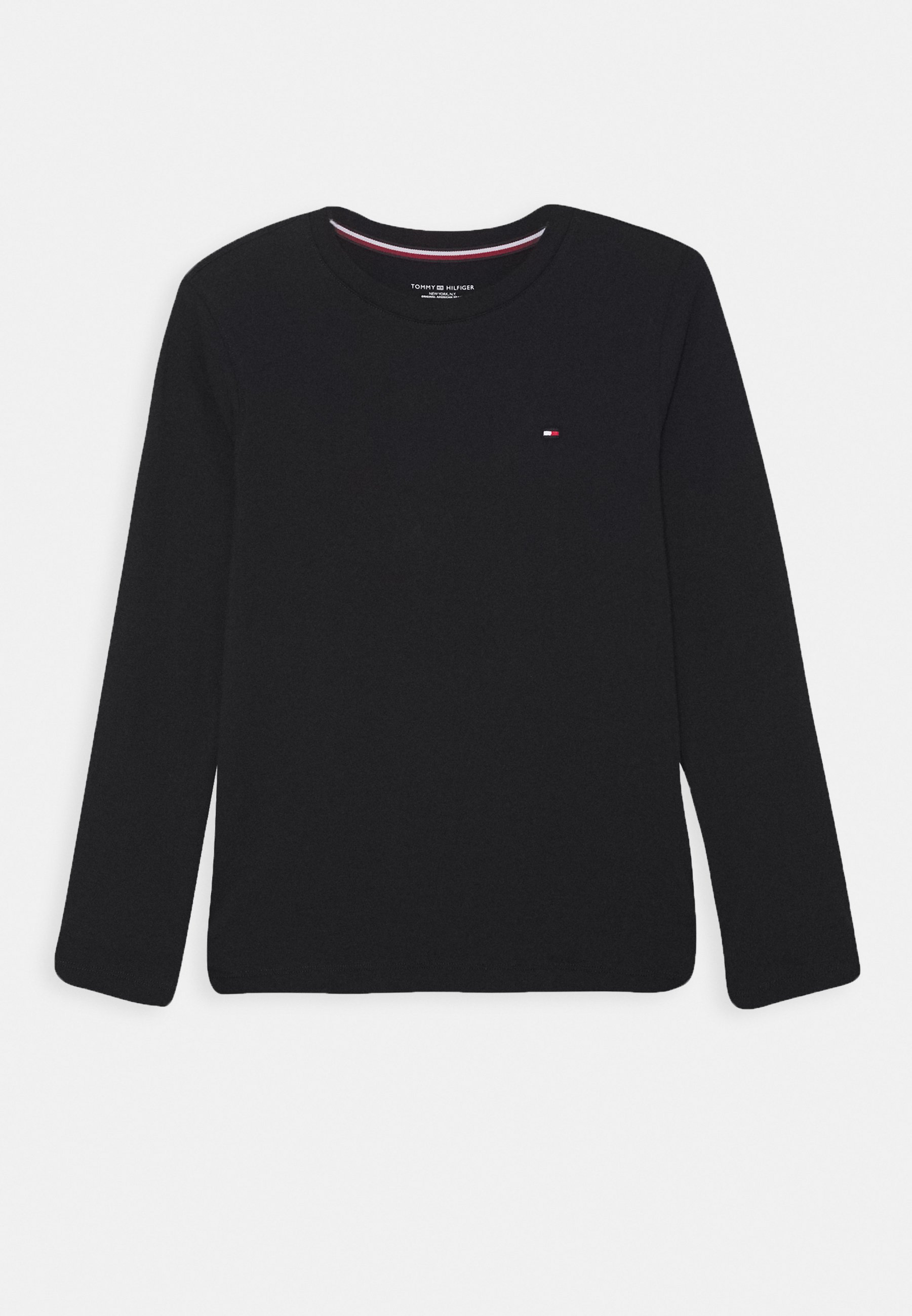 Tommy Hilfiger T-shirt unisex, 2 stuks - Top met lange mouwen - woestijnhemel/wit