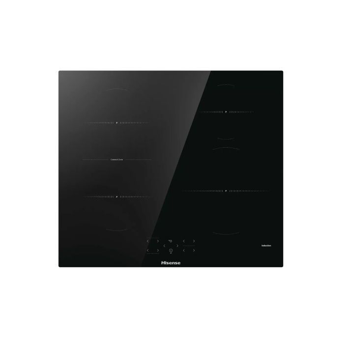 Hisense 60 cm inductiekookplaat met 4 branders, 7200 W, zwart - HI6421BSC
