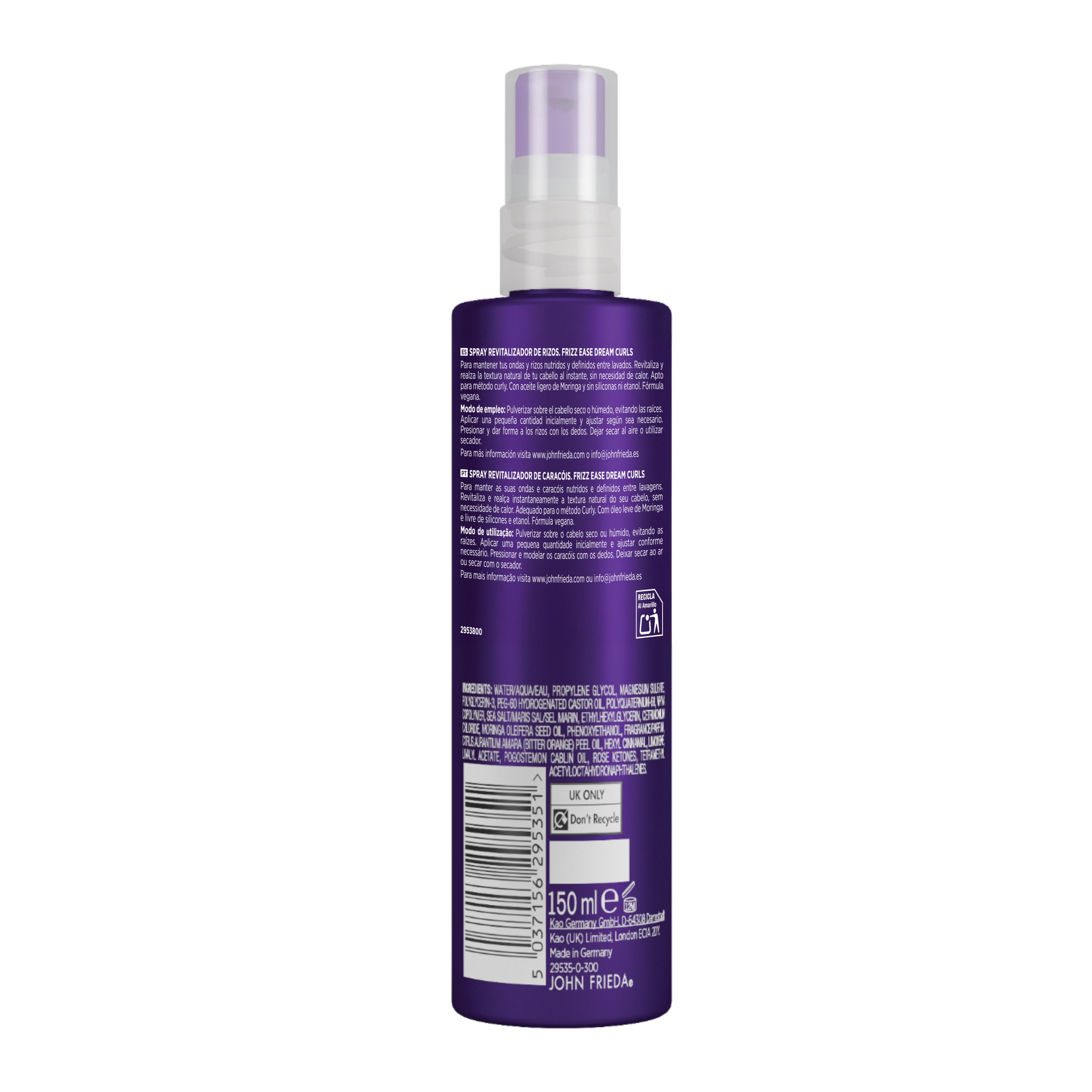 Frizz Ease Dream Curls спреј за ревитализацију коврџаве косе Производи за коврџаву косу
