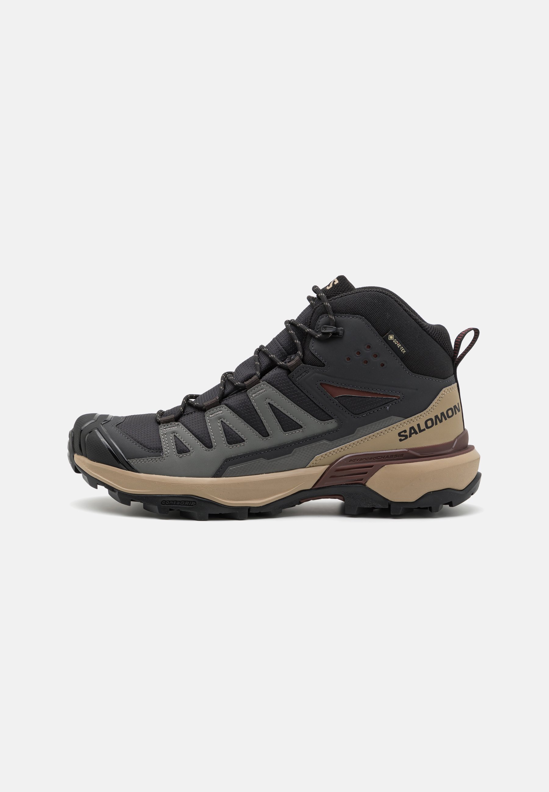 Salomon X ULTRA 360 MID GTX - Wandelschoenen - phantom/desert tan/rum raisin