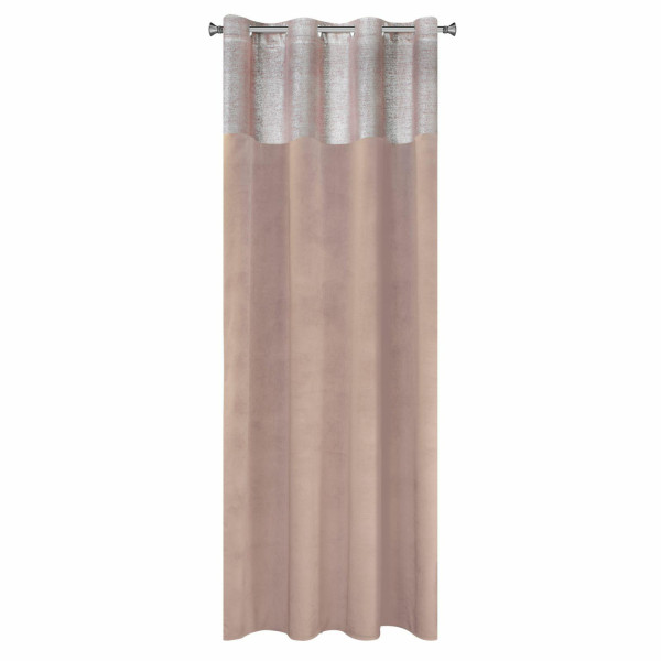 Zasłona PERI 140x250 Pudrowy Róż Przelotki Salon Sypialnia