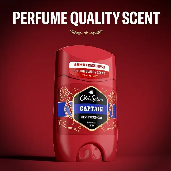 Deodorante stick Old Spice Captain per uomo, 50 ml