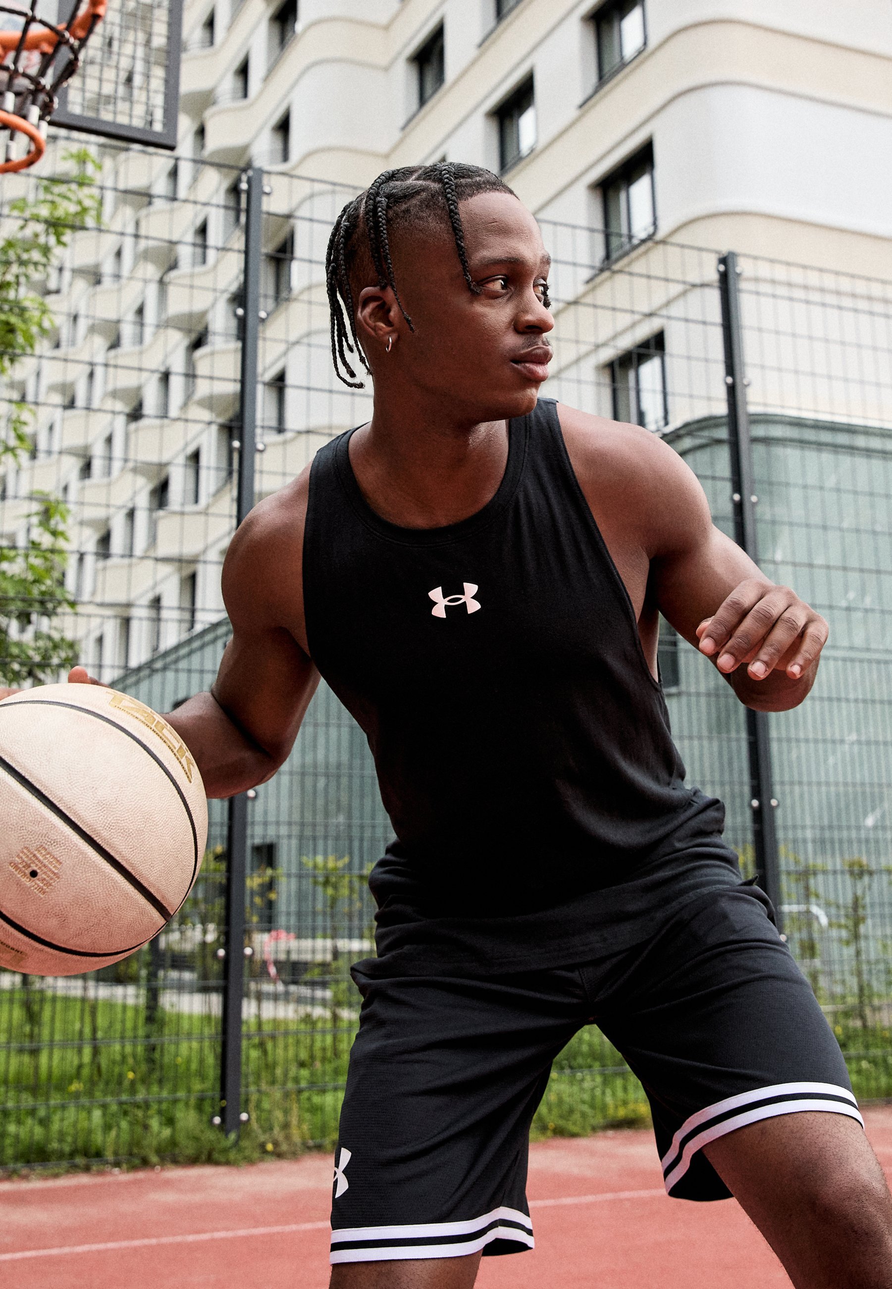 Under Armour ZONE - Top - zwart/wit