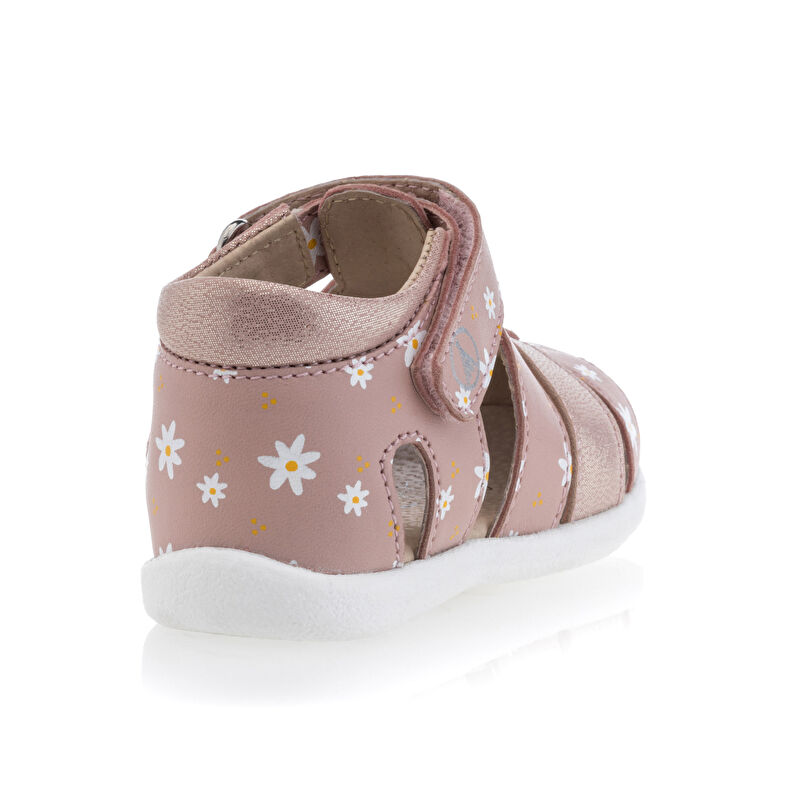 Rosa sandaler/sko med åpen tå til babyjente