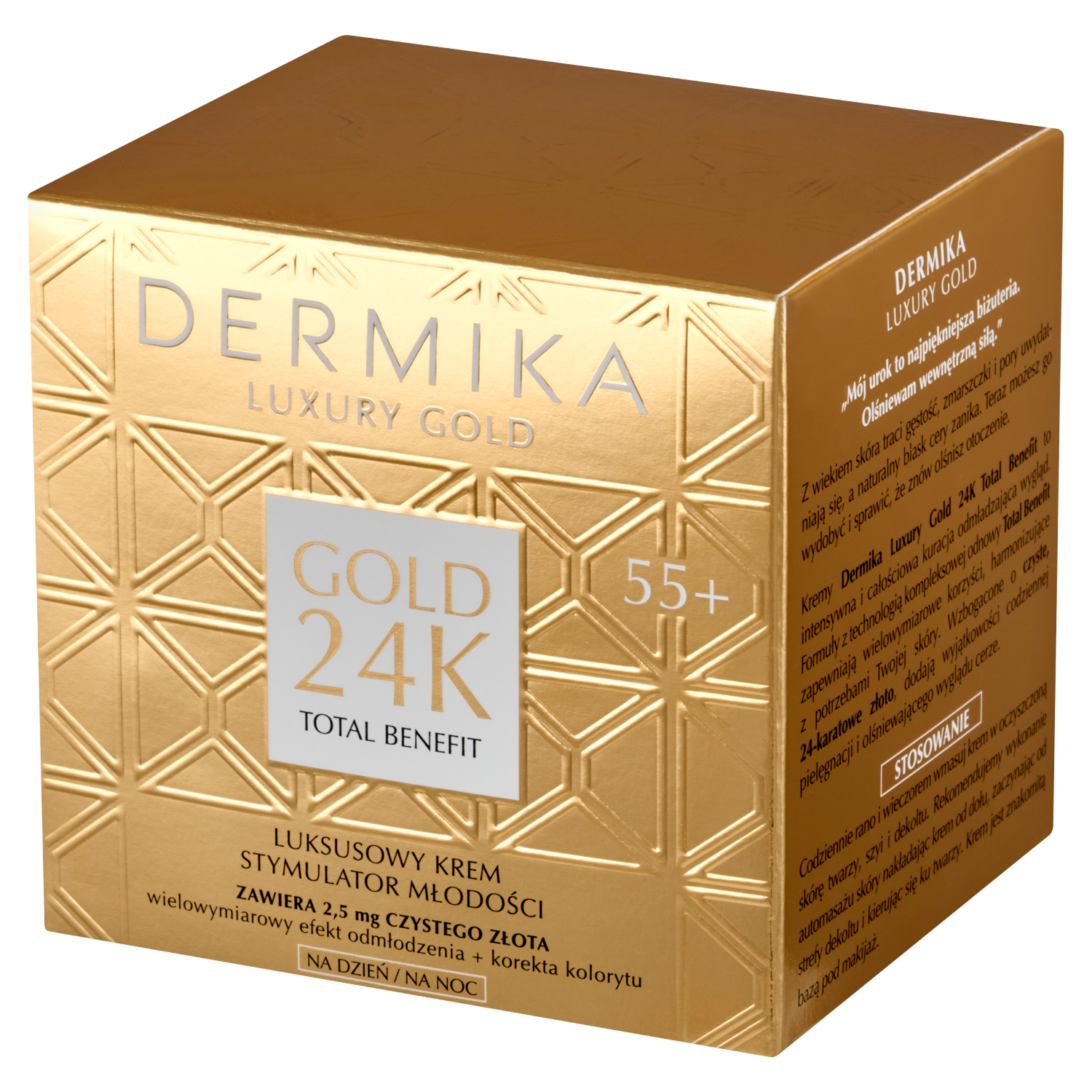 Essence contour des yeux Dermika 15 ml Or 24 carats