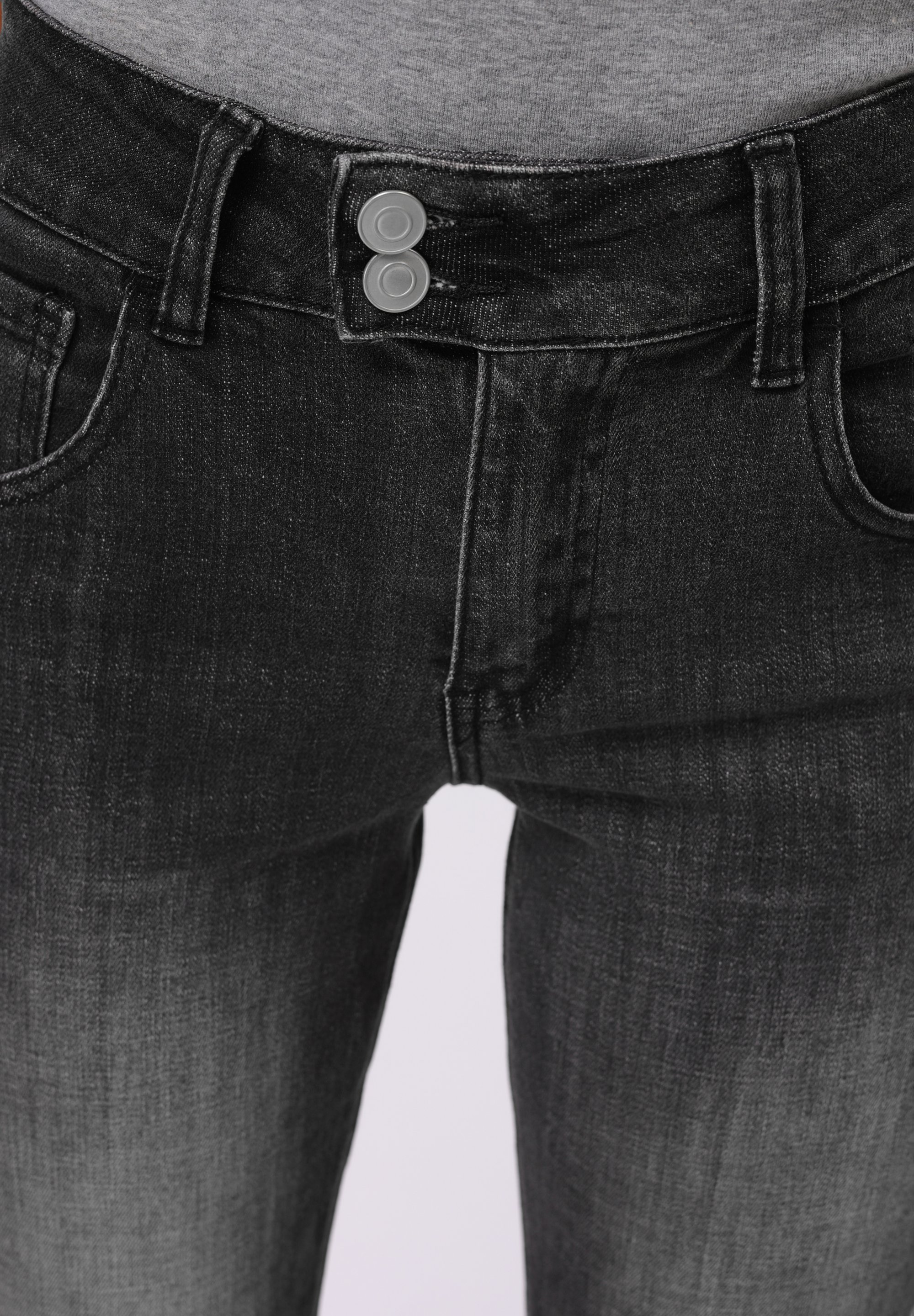 Even&Odd Tall Flared Jeans - schwarz