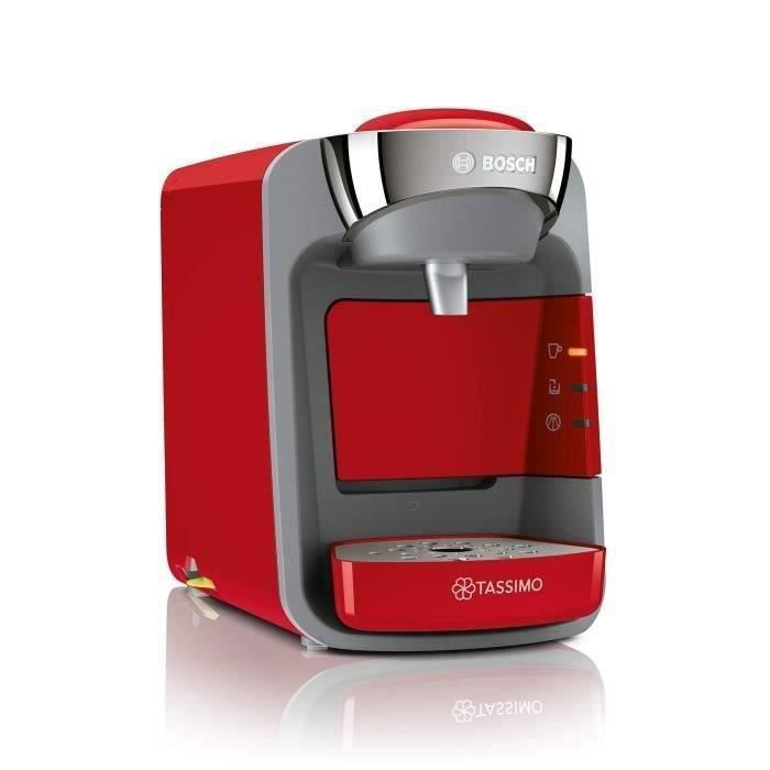 BOSCH Tassimo Suny TAS32 Kaffeemaschine für verschiedene Getränke - Mohnrot