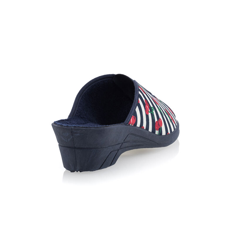 Pantoufles Femme Bleu