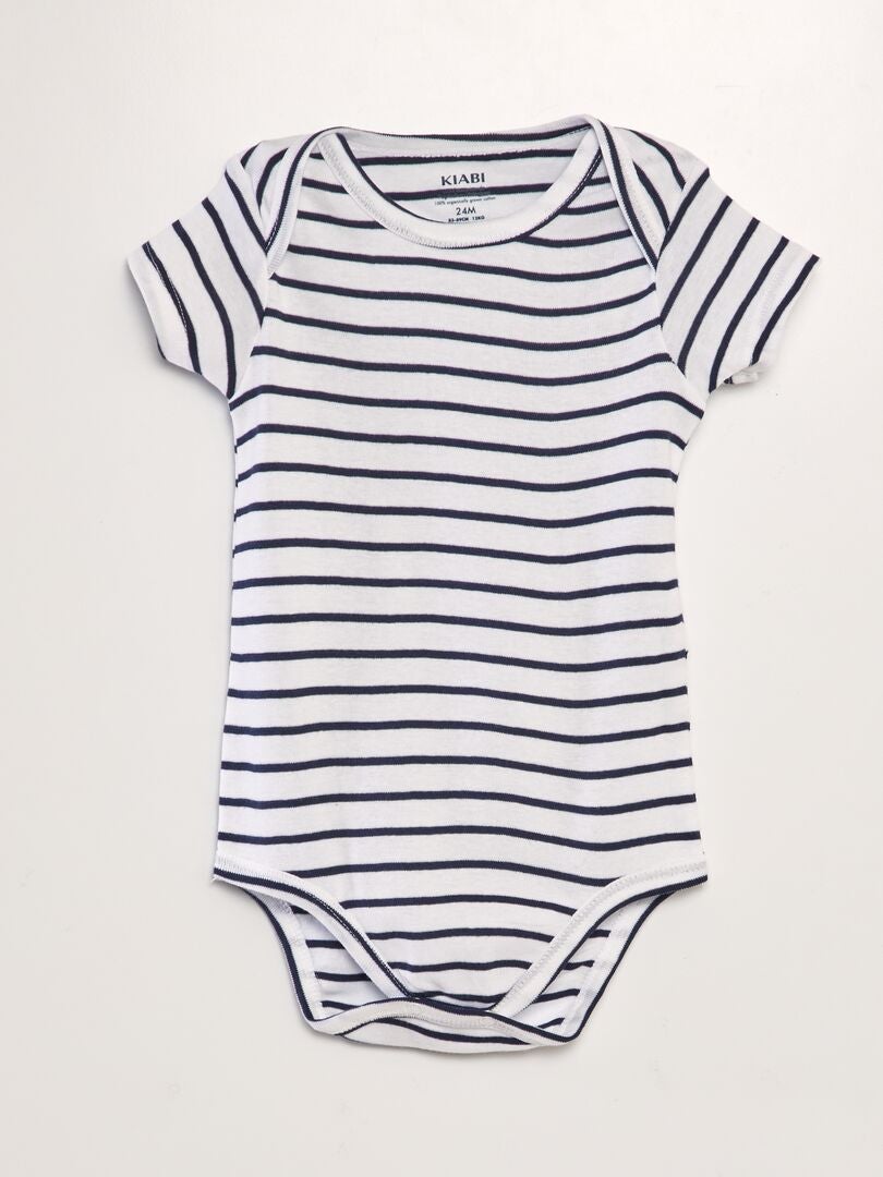 Set van 3 bodysuits - BLAUW