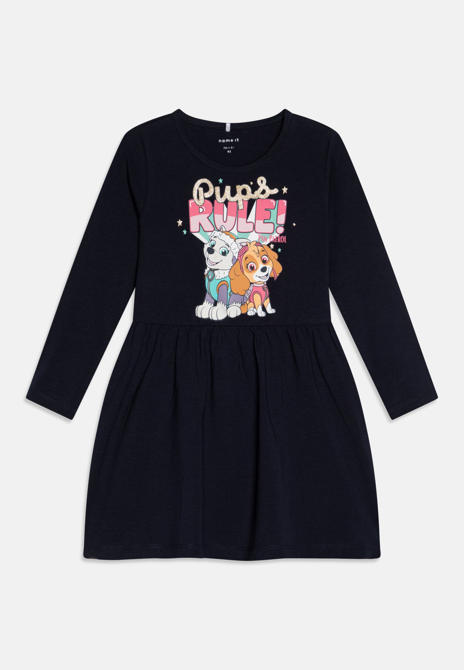 Noem het NMFDYMA PAWPATROL JURK - Jersey jurk - donker saffierblauw