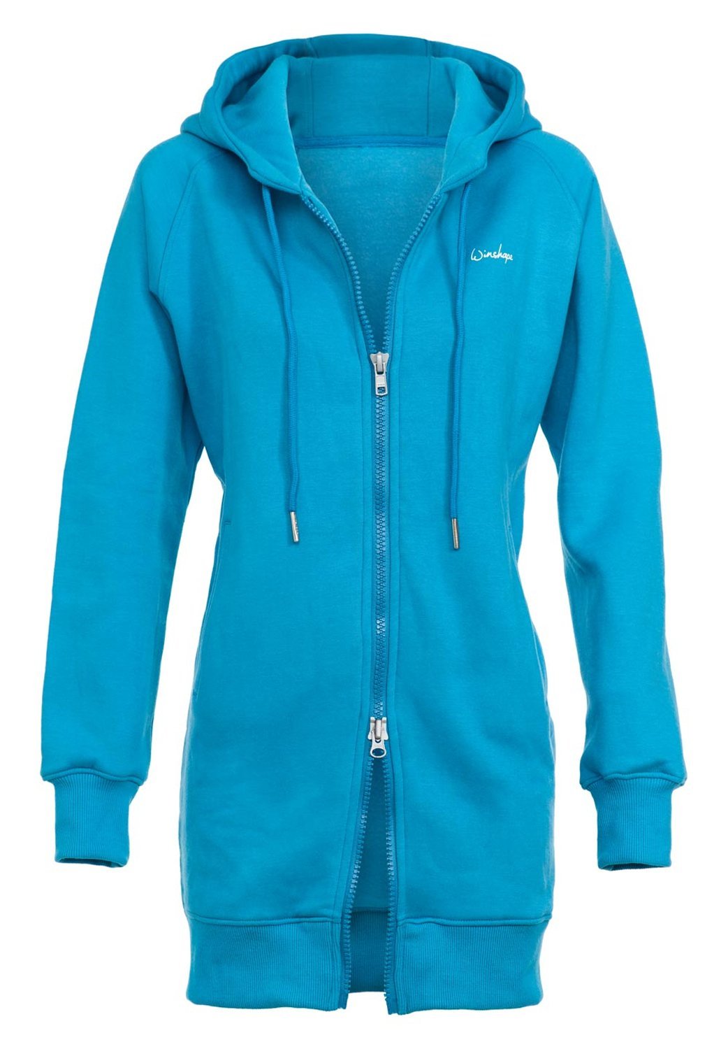 Winshape Zip-up-Sweatshirt – himmelblau