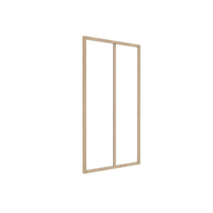 Tettoia in vetro stile officina in alluminio verniciato a polvere - 60x105 cm - Luce naturale - BAYVIEW