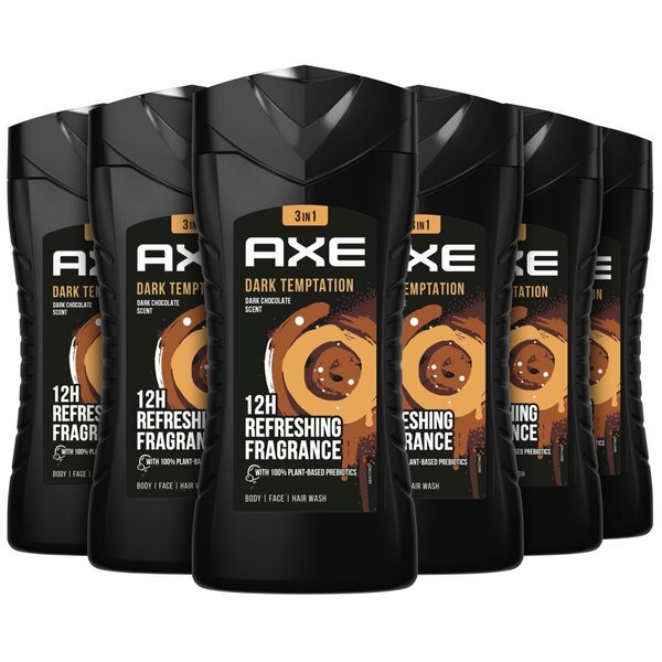 Axe Dark Temptation gel za tuširanje<br>6 x 250 ml