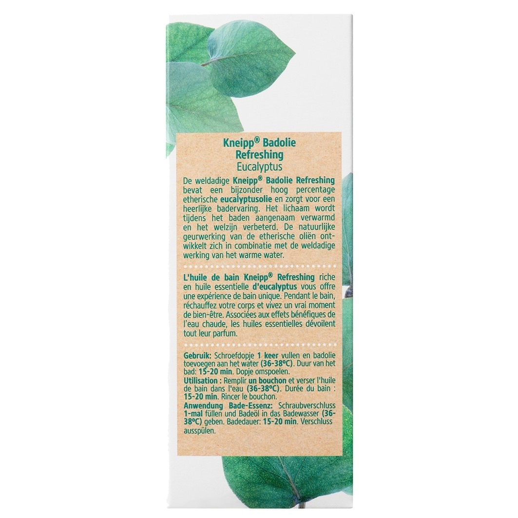Kneipp vannas eļļa Atsvaidzinoša vannas eļļa - 100 ml