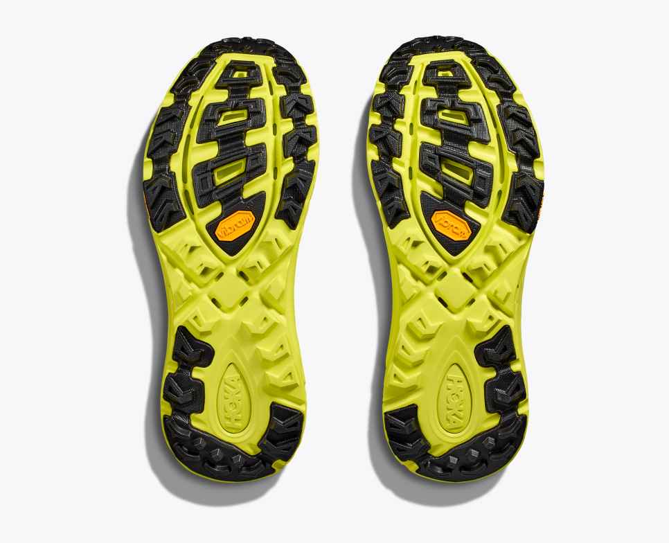 HOKA Mafate Three2 Black / Hoka Citrus