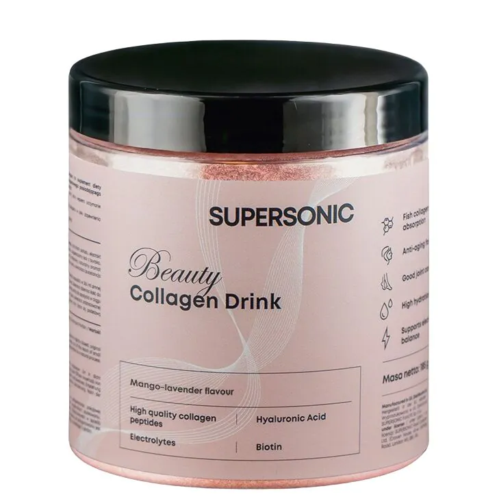 Supersonic Collagen Beauty Drink Mango - drink z nutą lawendy 185 g