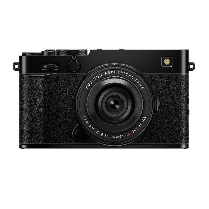 Fujifilm X-E5 hybridikamera (musta) + XF 23mm f/2.8 R WR -objektiivi