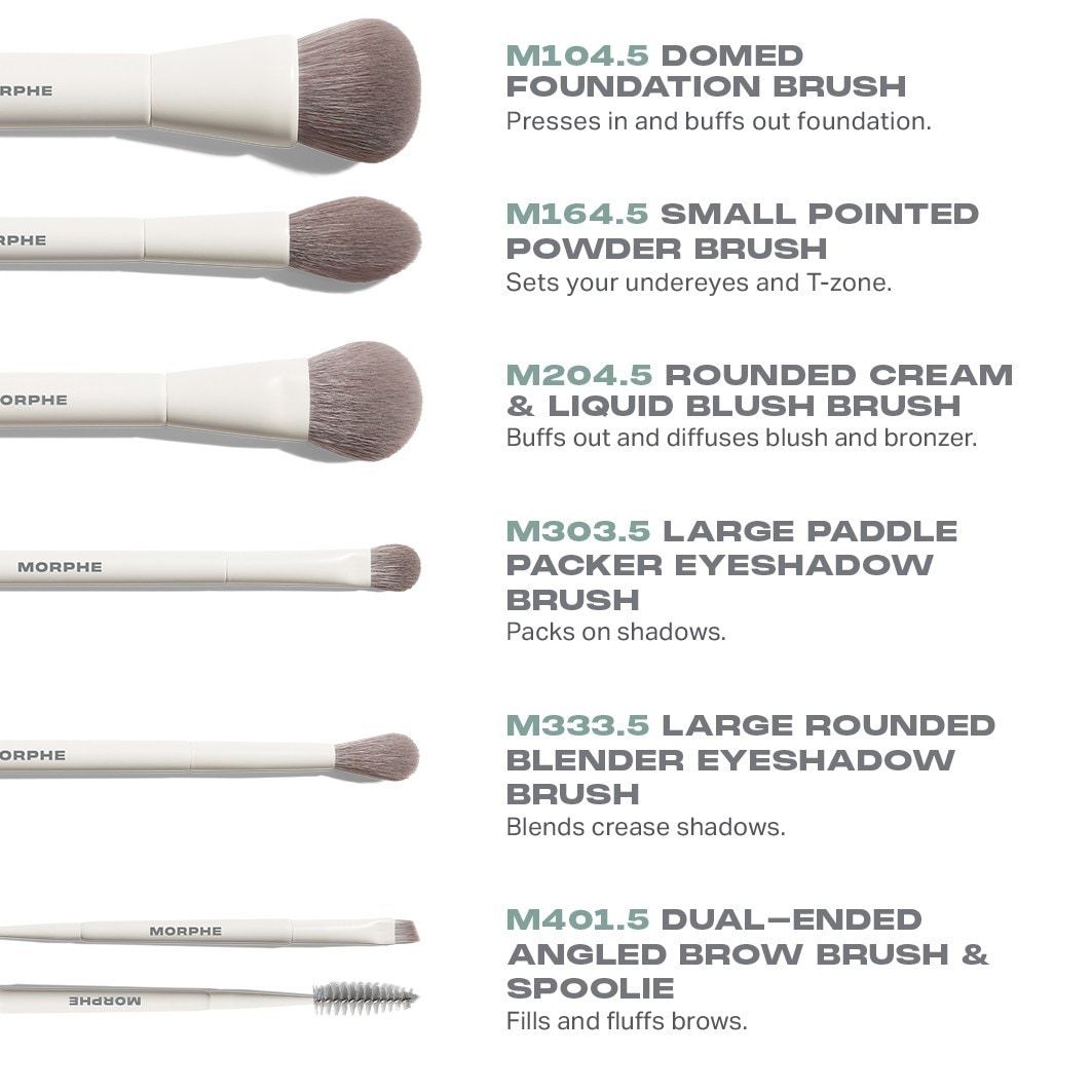 Morphe set kistova “Along for the Glide”, putni set kistova od 6 dijelova – 1 komad