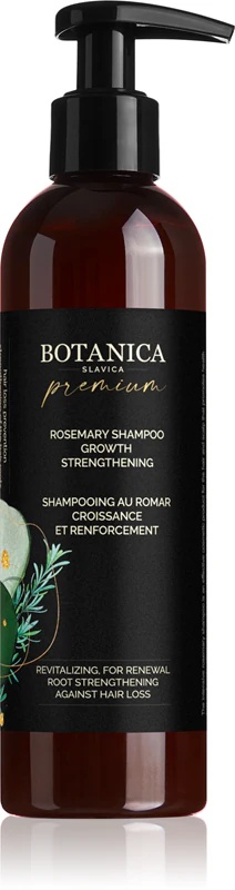 Soaphoria Botanica Slavica rozmarīna šampūns intensīvi veicina matu augšanu un matu folikulu stiprināšanu.