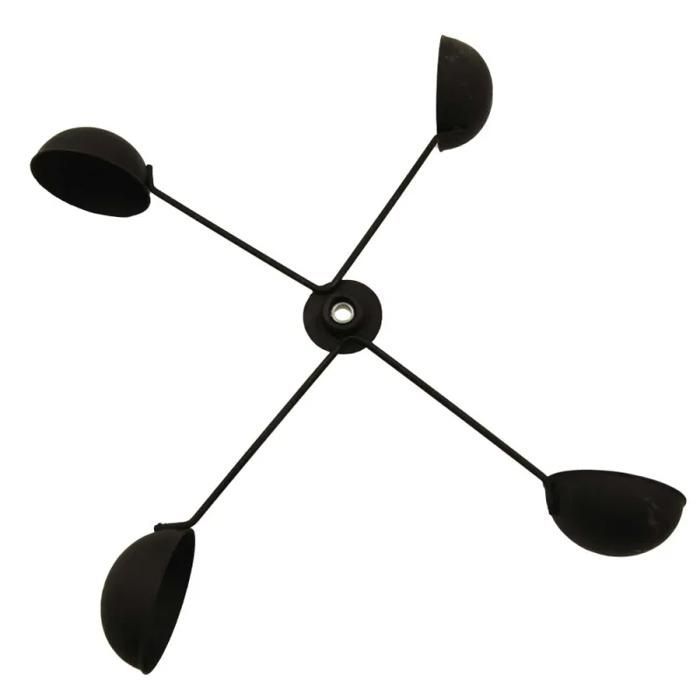 Girouette de jardin - WENKO - Chat - Hauteur 170 cm - Matériau résistant aux intempéries - Indicateurs N-S-W-O