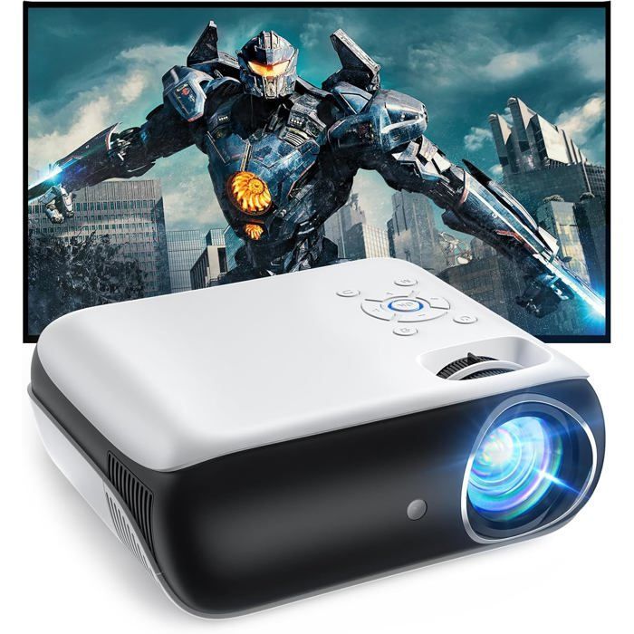 ZOKKO 4K draagbare projector - Native 1080p Full HD-resolutie - Bluetooth 5.1-technologie