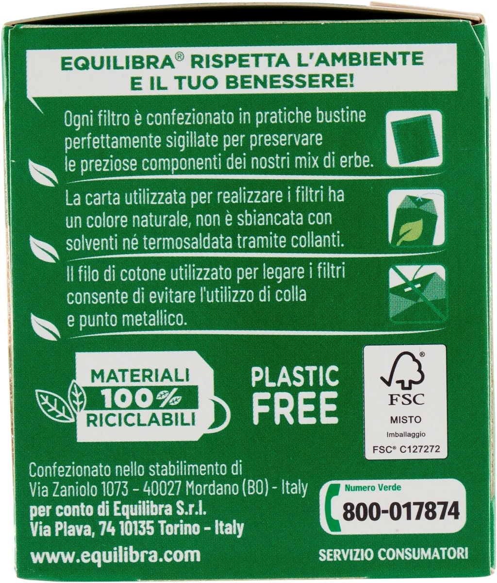 EQUILIBRA Kruidenthee Equilibra Regularity 15 filters met venkel, senna en zoethout