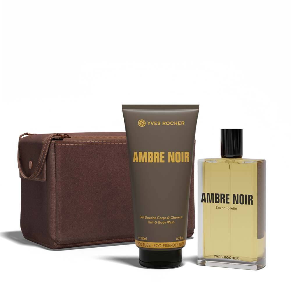Conjunto de presente masculino - Âmbar preto
