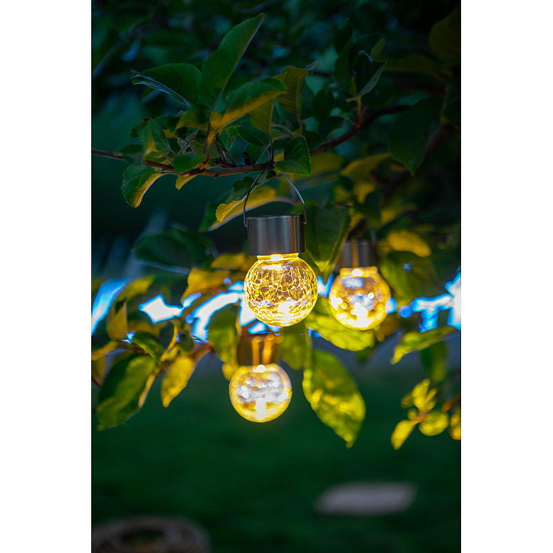 Buitenlamp 12 cm, hangend, zonnecel