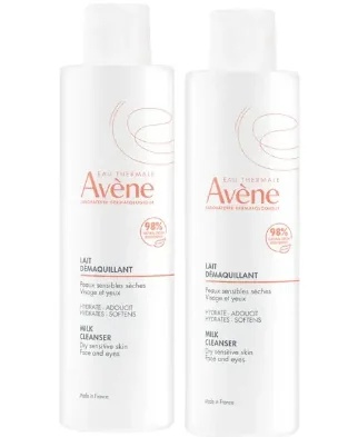 AVENE Avene Duo puhastuspiim 2 x 200 ml Puhastus- ja meigieemaldaja