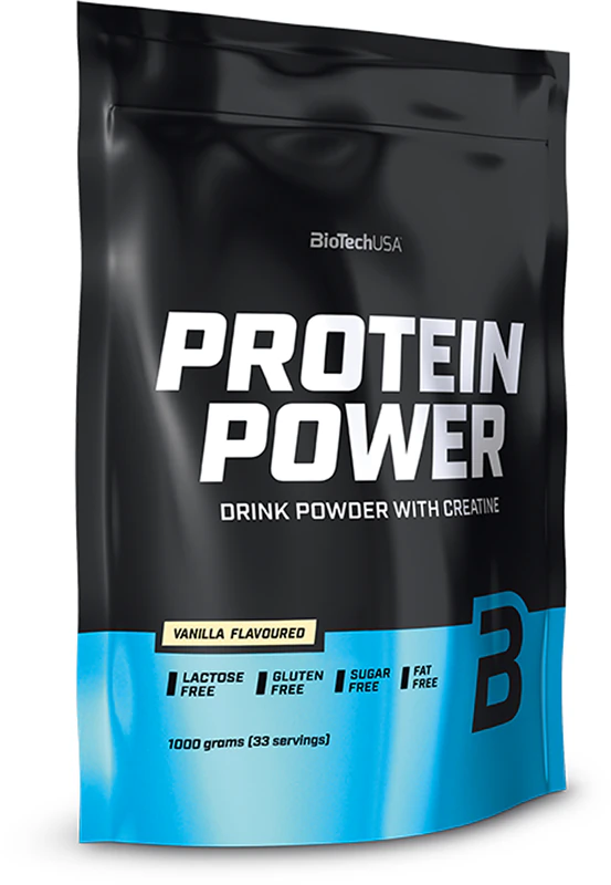 BioTechUSA Protein Power voedingssupplement soja-eiwitisolaat
