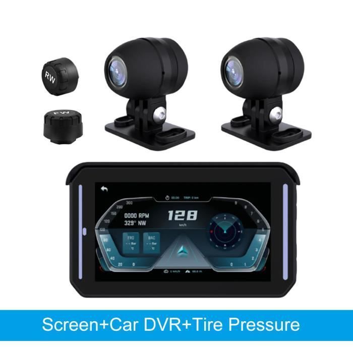 Motorrad-GPS-Display – HELLOVE – 5 Zoll – IP67 wasserdicht – Kabelloses CarPlay/Android Auto – Fahrtenaufzeichnung